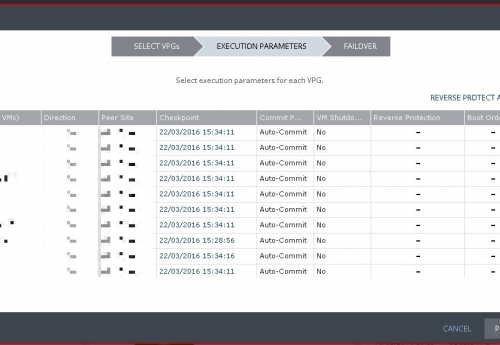 Zerto failover 10