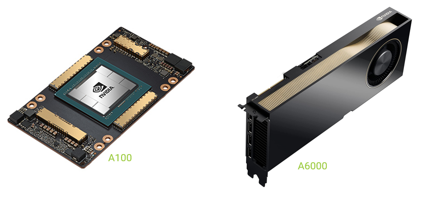 NVIDIA A100 A6000