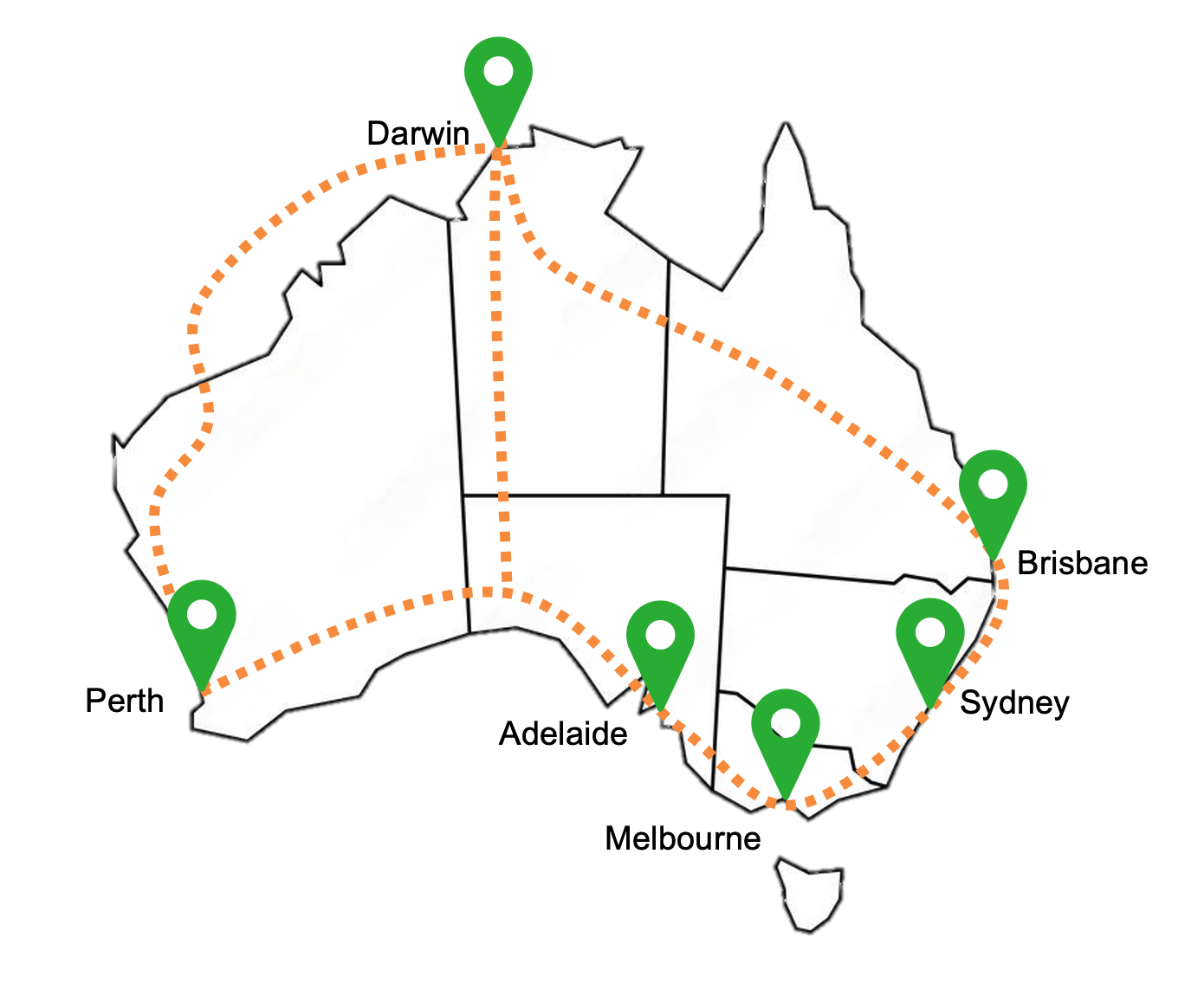 Zettagrid Australia Cloud Coverage